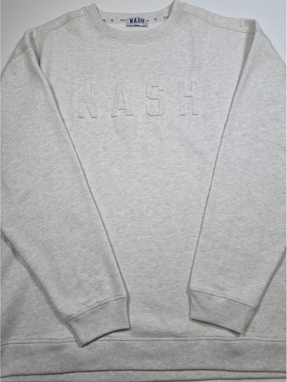 Nash Collection Light Gray Sweatshirt Size L